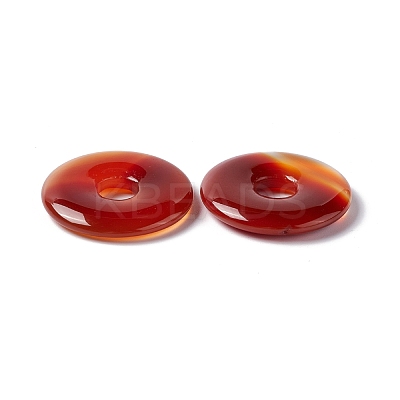 Natural Red Agate Pendants G-I331-01E-1