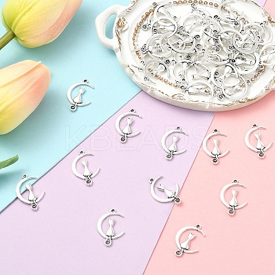 100Pcs Tibetan Style Alloy Pendants TIBE-YW0001-93-1