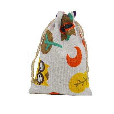 Linenette Drawstring Bags CON-PW0001-078A-15-1