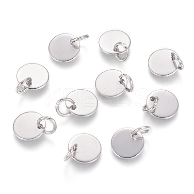Non-Tarnish 304 Stainless Steel Charms STAS-I124-01C-P-1