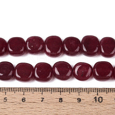 Natural White Jade Beads Strands G-N354-01A-03-1