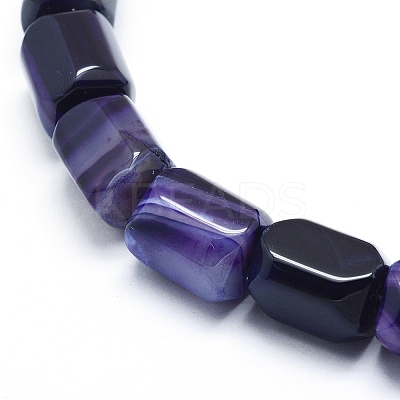 Natural Agate Beads Strands G-L551D-13-1