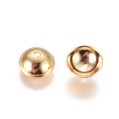 304 Stainless Steel Bead Caps STAS-F227-40-G-1