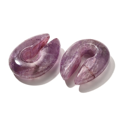Natural Amethyst Ear Plugs Gauges G-I359-13A-01-1