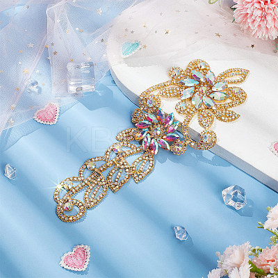 1Pc Rhinestone Sew On Ornament Accessories FIND-FG0003-06-1