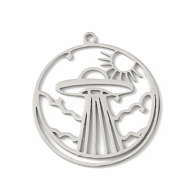 Non-Tarnish 201 Stainless Steel Pendants STAS-K250-06P-1