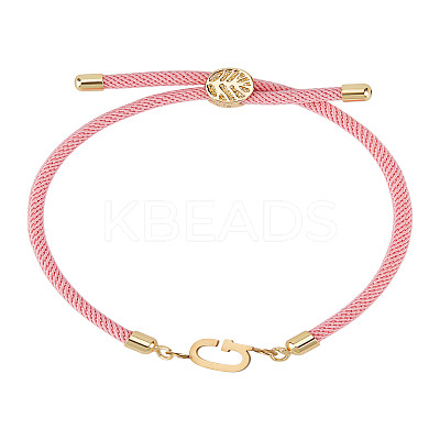 1Pc Adjustable Nylon Cord Slider Bracelets for Women BJEW-LP0001-32G-03-1