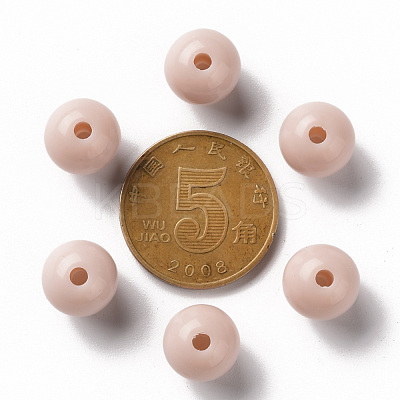 Opaque Acrylic Beads MACR-S370-C10mm-34-1
