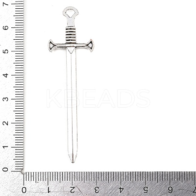 Tibetan Style Alloy Big Pendants AL-CBAC014-01AS-03-1
