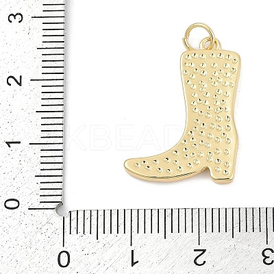 Brass Enamel Pendants KK-G522-50G-02B-1
