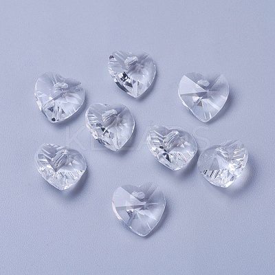 Romantic Valentines Ideas Glass Charms G030V14mm-18-1
