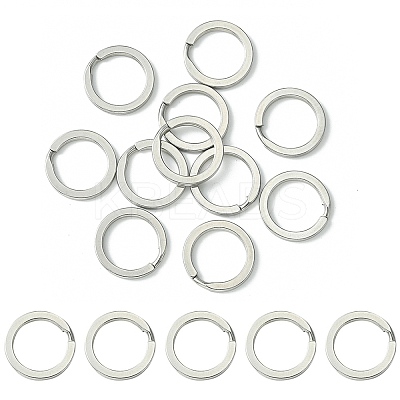 10Pcs 304 Stainless Steel Keychain Clasps KEYC-YW0001-03-1