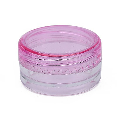 3G Plastic Empty Portable Facial Cream Jar LS-X-MRMJ-WH0020-01B-1