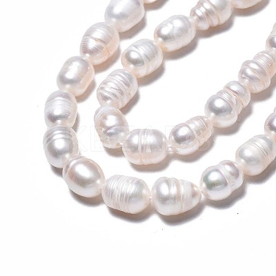 Natural Cultured Freshwater Pearl Beads Strands LS-PEAR-N012-07A-1