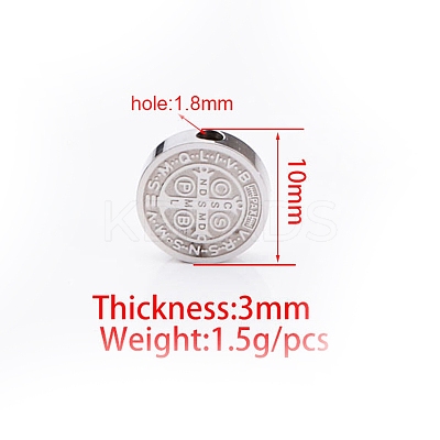 Tarnish Resistant Stainless Steel Beads LS-RELI-PW0001-086P-1