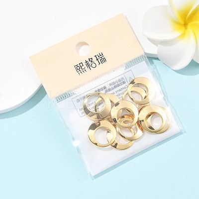 SHEGRACE Brass Flat Round Charms XGR0119G-108G-1