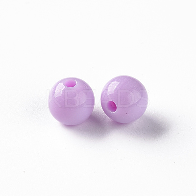 Opaque Acrylic Beads MACR-S370-C10mm-A03-1