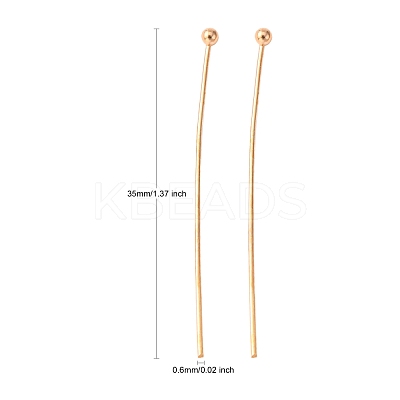 Brass Ball Pins KK-L048-01-1