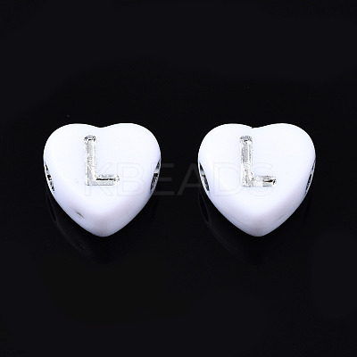 Opaque White Acrylic Beads MACR-Q242-006-1