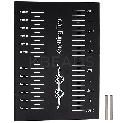 Rectangle Acrylic Bead Spacing Tool DIY-BC0014-75-1