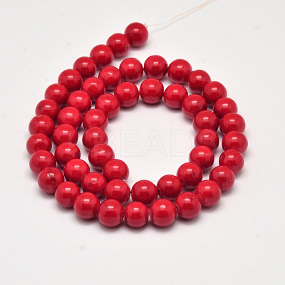 Natural Mashan Jade Beads Strands X-G-H1626-8MM-33-1