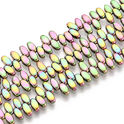 Electroplated Synthetic Non-magnetic Hematite Beads Strands G-T139-65H-1