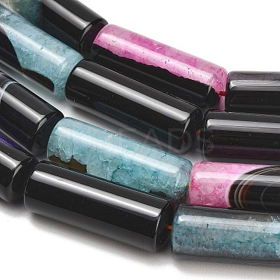 Natural Agate Beads Strands GG-L001-A01-01E-1