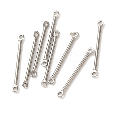 Non-Tarnish 304 Stainless Steel Connector Charms STAS-Q323-04E-P-1