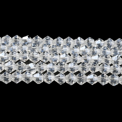 Transparent Electroplate Glass Beads Strands LS-EGLA-A039-T2mm-A13-1