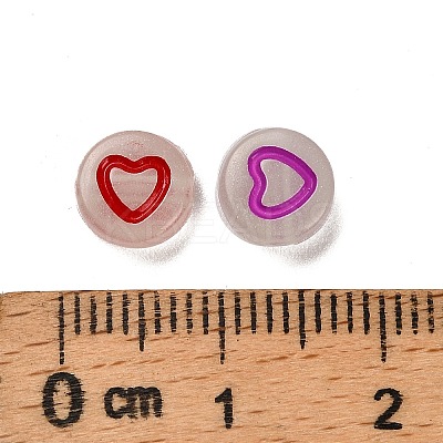 Transparent Acrylic Beads OACR-S076-04-1