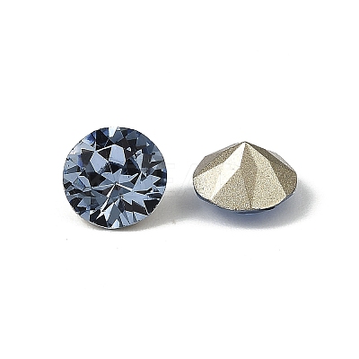 Glass Rhinestone Cabochons GLAA-A018-8mm-211-1