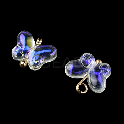 Alloy Glass Pendants GLAA-P080-01G-05-1