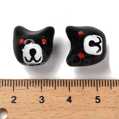 Baking Paint Glass Beads LAMP-I028-02A-1