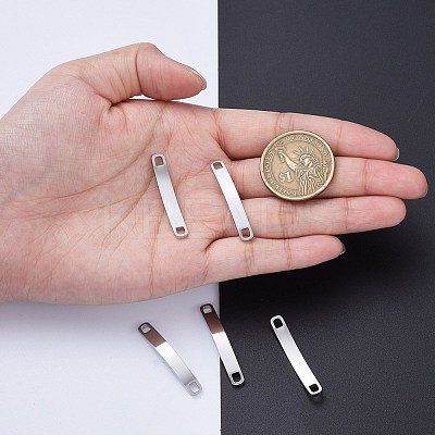 Tarnish Resistant 304 Stainless Steel Curve Bar Links Connectors LS-STAS-I140-35S-1