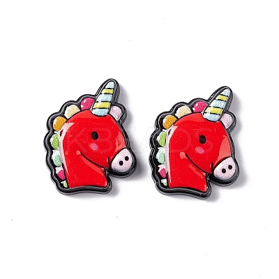 Opaque Resin Cabochons LS-RESI-C027-05B-1