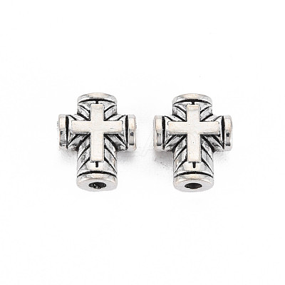 Tibetan Style Alloy Beads TIBEB-N005-049-1