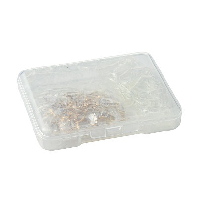 30Pcs 5 Styles Brass Pave Clear Cubic Zirconia Links Connector Charms ZIRC-FS0001-04-1
