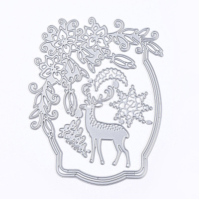 Sika Deer Frame Carbon Steel Cutting Dies Stencils DIY-F046-01-1