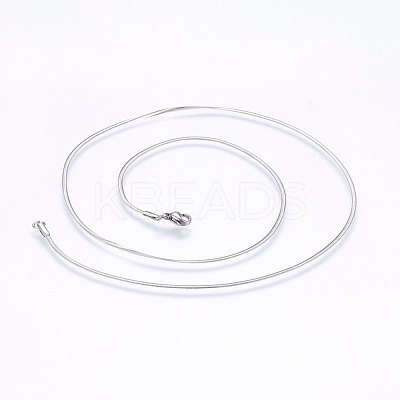 Non-Tarnish 304 Stainless Steel Herringbone Chain Necklaces NJEW-F227-02P-02-1