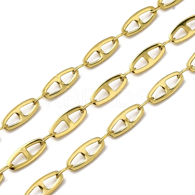 304 Stainless Steel Oval Link Chains CHS-K023-07G-1