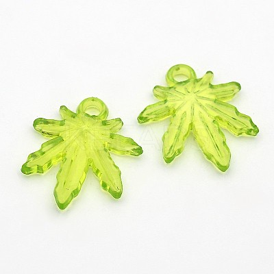 Transparent Acrylic Pendants PL711Y-3-1