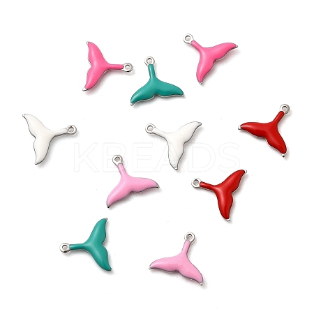 304 Stainless Steel Enamel Charms LS-STAS-Q363-14A-P-1