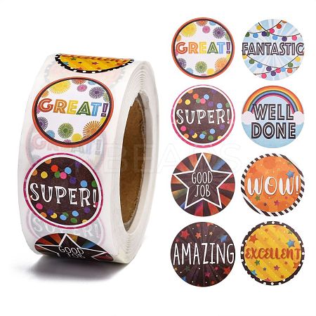 Self-Adhesive Paper Stickers DIY-K027-D01-1