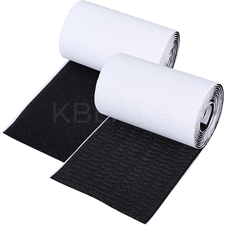 Rectangle Self Adhesive Polyester & Nylon Hook and Loop Tapes DIY-WH20002-129-1