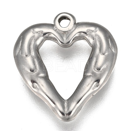 Non-Tarnish 304 Stainless Steel Open Pendants LS-STAS-I105-09P-C-1