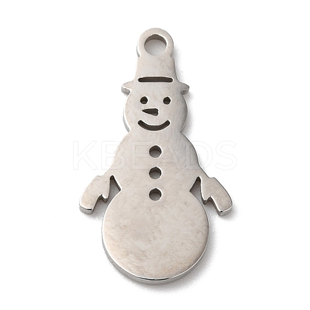 Non-Tarnish Christmas 201 Stainless Steel Pendants LS-STAS-D053-01P-1