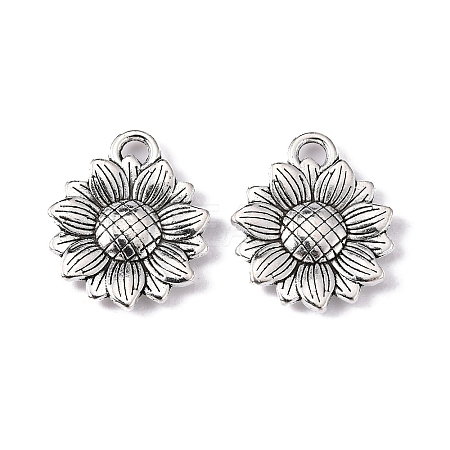 Sunflower Tibetan Style Alloy Pendants LS-TIBEP-R344-35AS-LF-1