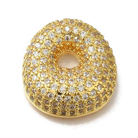 Brass with Cubic Zirconia Pendants KK-Q818-02O-G-1