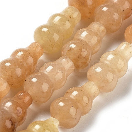 Natural Red Aventurine Beads Strands G-P528-G04-01-1