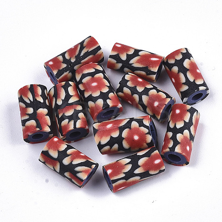 Handmade Polymer Clay Beads X-CLAY-N006-36A-1